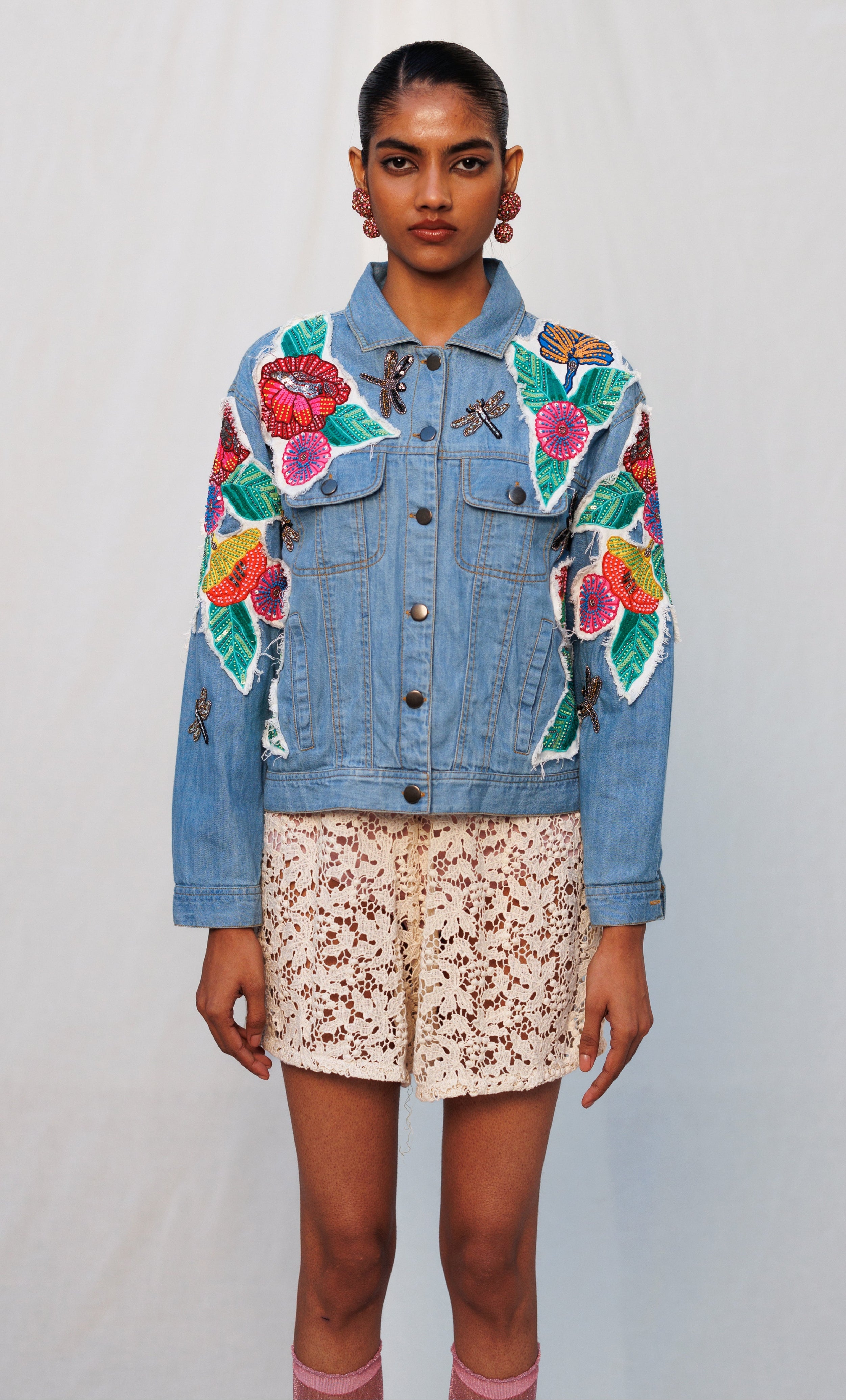 JARDIN DENIM JACKET – Nakateki